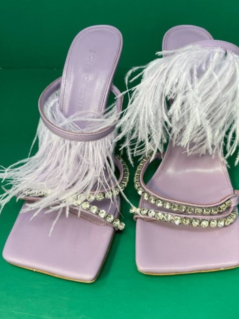 Song of Style | Feather Heel in Purple